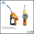 fuel gun for petro with flow meter